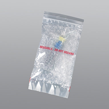 MedValue Reclosable Bubble Bags, 4 x 7-3/4