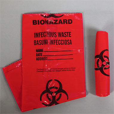 MedValue Biohazard Bags, 3-Gallon