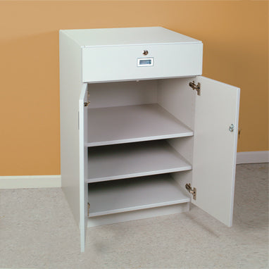 MedValue Base Cabinet with Locking Doors and Drawer, 24 Inch