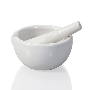 MedValue Porcelain Mortar and Pestle Set, 3 oz.