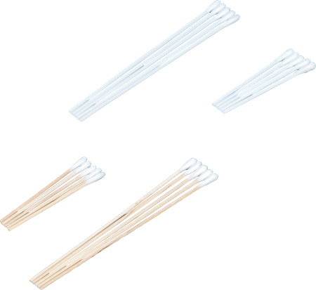 DeRoyal Wood Cotton Tipped Applicators - Sterile Cotton Tip Applicator, Wood, 3" - 31-219