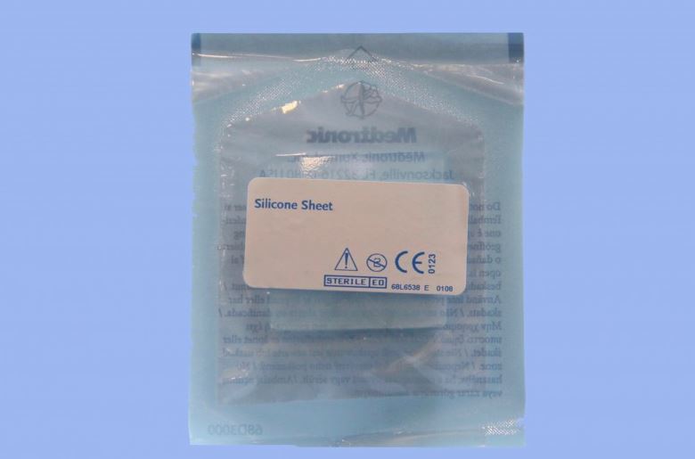 Medtronic Silicone Sheeting - Silicone Sheeting Surgical Mesh, 0.51 mm, 5 cm x 5cm - 1532510