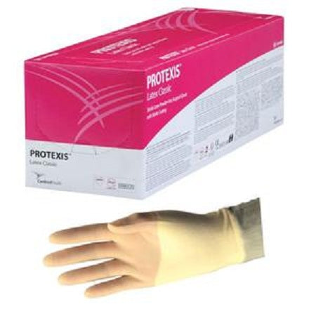 Cardinal Health Protexis Latex Classic Surgical Glove with Nitrile Coating, 9.8 mil Thick, Size 8, White