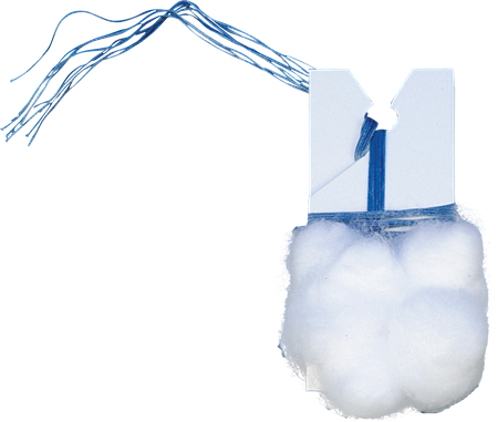 Double-Strung Cotton Balls