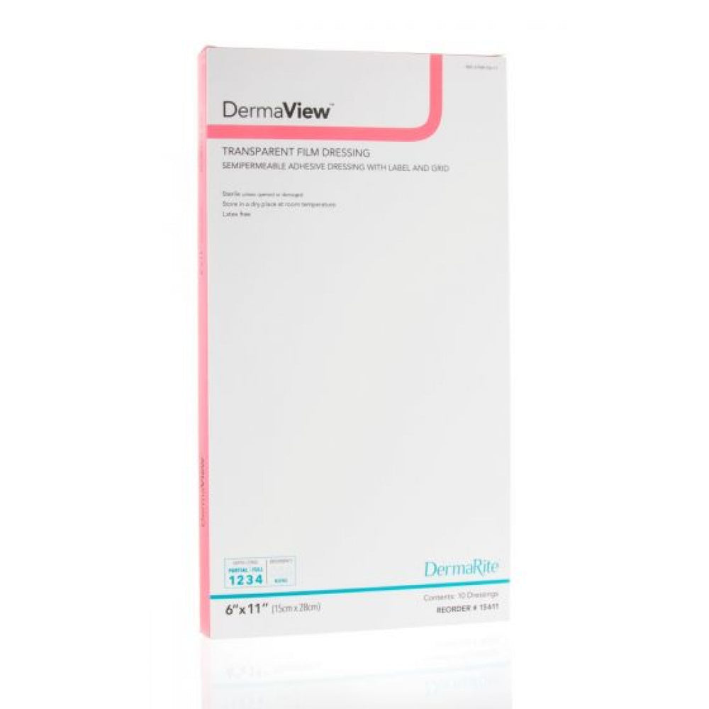 DermaRite DermaView Transparent Film Wound