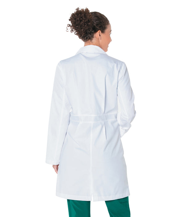 Women's Lab Coat with iPad Pocket, Size 16, White