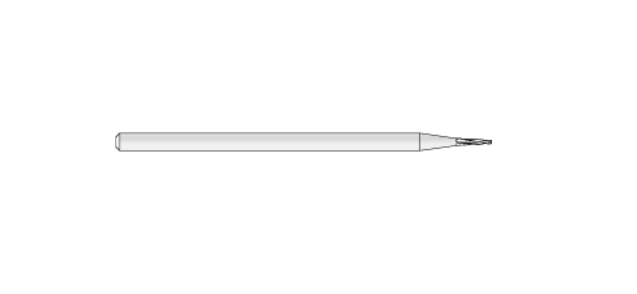 Microaire Sugical Side Cutting Burs - Side Cutting Bur, Carbide, Medium, 6 Flutes x 1.2 mm - ZB-72