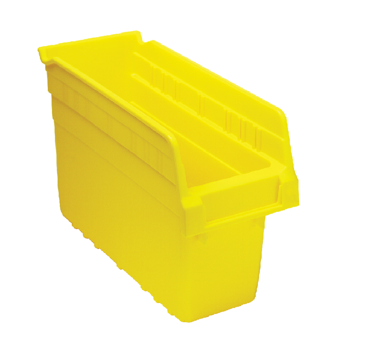 Quantum Store-Max Shelf Bins - Store-Max Bin, 11-5/8" x 4-3/8" x 8", Yellow - QSB801YL