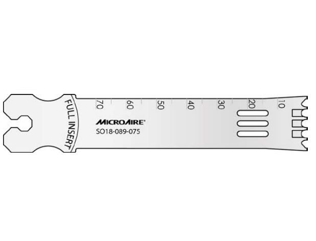 Microaire Surgical Oscillating Blades - BLADE, OSC, DUAL TOOTH, LG, 18MMX90MMX0.89MM - SO18-089-090