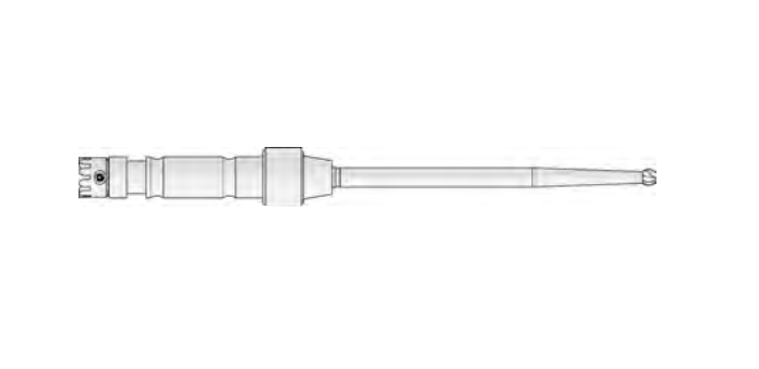 Microaire Sugical Otology Burs - Otology Bur, Stainless Steel, 6 Flutes x 48 mm x 2 mm - ZB-642