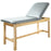 Metron Value Treatment Table - Nose Cutout and Adjustable Back with Open Shelf