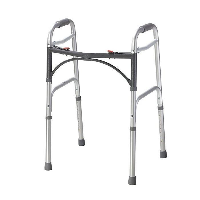 Drive Oversized Aluminum 2-Button Folding Walker