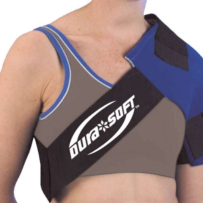 DJO Global Dura Soft Shoulder Wraps - Dura Soft Shoulder Wrap with 2 Ice Inserts - AI SS2