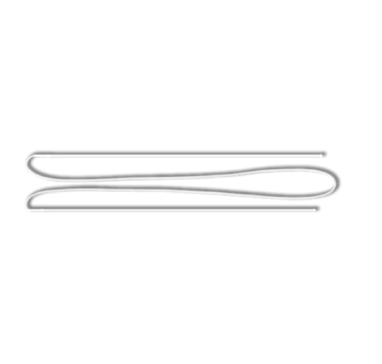 Quest LacriCath Transcanalicular Balloon Catheter - Silicone Intubation Set, 0.025 Diameter, 12" Tube, 4.5" Probe - LIS27T