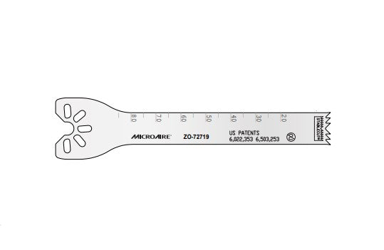 MicroAire StableCut Oscillating Blade - StableCut Blade, Oscillating, 13 mm x 90 mm x 1.19 mm - ZO-72719