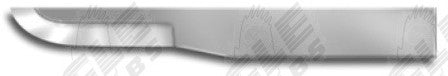 Eagle Laboratories Miniature Edged Blades - Miniature Edged Blade, Curved Tip - EL-6700