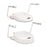 Etac Hi Loo Raised Toilet Seat with Armseat