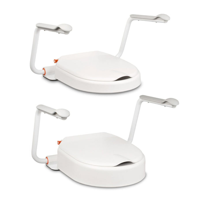 Etac Hi Loo Raised Toilet Seat with Armseat