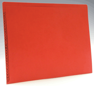 Kardex Comparable End Tab Folder 2-Ply Top And Side 11 3/4" X 9 1/2" 100/Box