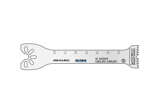 MicroAire StableCut Oscillating Blade - StableCut Blade, Oscillating, 21.3 mm x 90 mm x 1.27 mm - ZO-73616