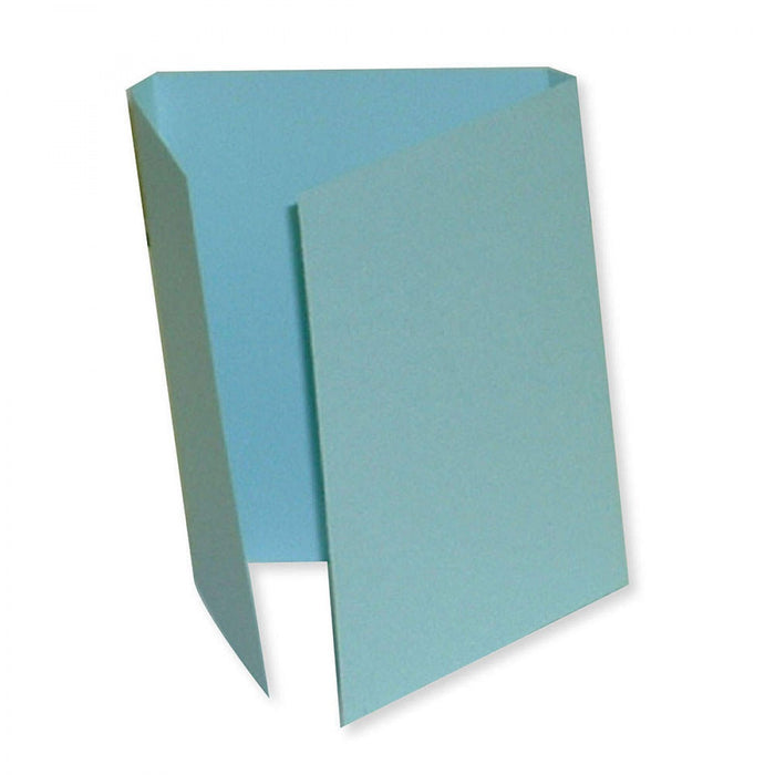 File Folder Double Fold | For Prescriptions Cardboard 5 1/2" X 13" Blue 100 Per Package