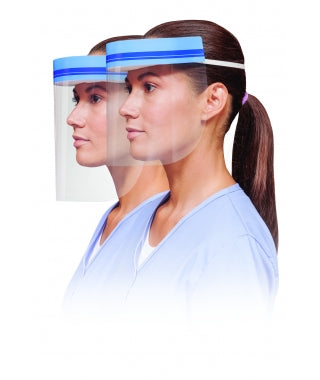 Crosstex Full Length Face Shields - Full Length Face Shield, 1-1/2" Foam Head Band - GCSSB