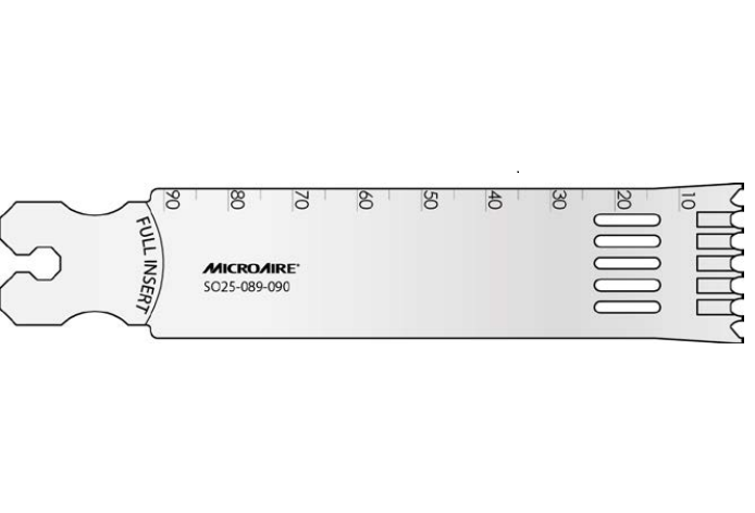 Microaire Surgical Oscillating Blades - BLADE, OSC, DUAL TOOTH, LG, 25MMX90MMX0.89MM - SO25-089-090