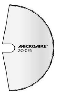 Microaire Sugical Sternum Saw Blades - Sternum Saw Blade, 45 mm x 16 mm x 0.7 mm - ZO-076