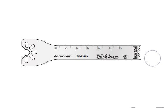 MicroAire StableCut Oscillating Blade - StableCut Blade, Oscillating, 12.7 mm x 90 mm x 0.89 mm - ZO-73489