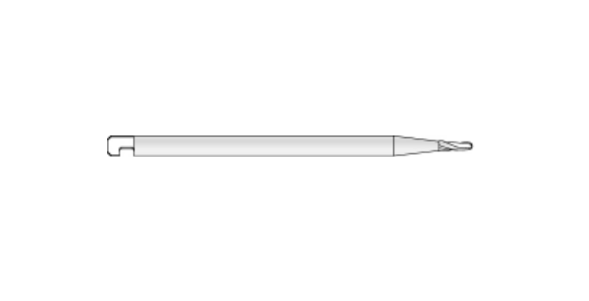 Microaire Sugical Side Cutting Burs - Side Cutting Bur, Carbide, 6 Flutes x 1.2 mm - K-76