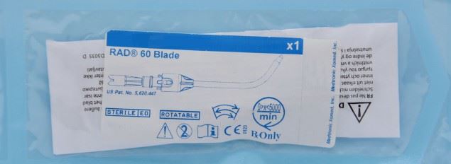 Medtronic Rotatable RAD 60 Blades - BLADE, RAD 60, ROTATABLE, 11CM LONG, 4MM - 1884016HR