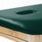 Metron Value Treatment Table - Nose Cutout and Adjustable Back with Open Shelf