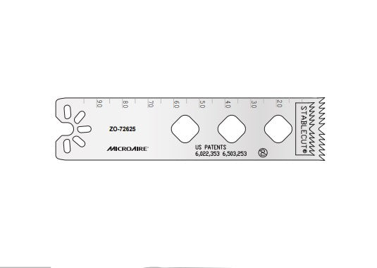 MicroAire StableCut Oscillating Blade - StableCut Blade, Oscillating, 25 mm x 90 mm x 1.35 mm - ZO-72625