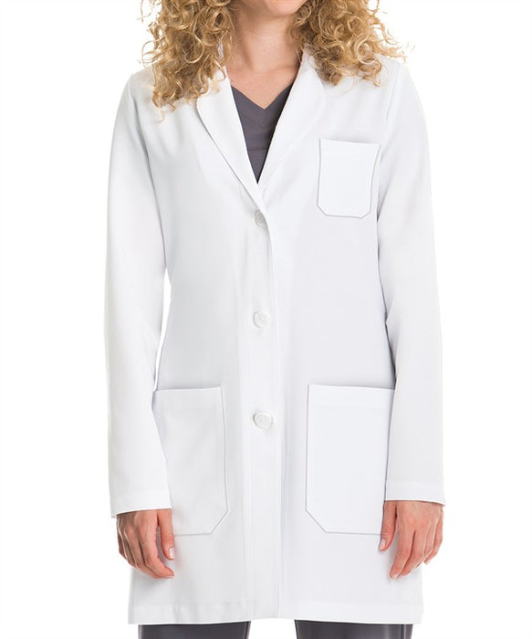 Grey's Anatomy Scrubs Signature STRETCH Women's 3 Pocket Lab Coat