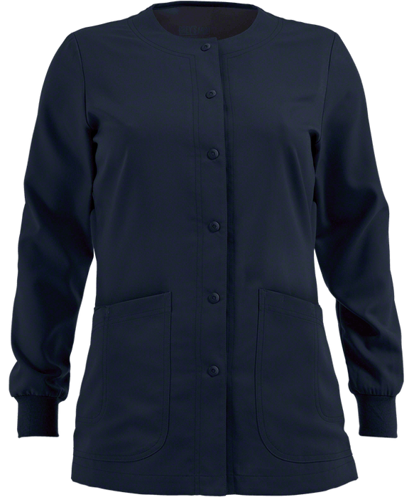 Grey's Anatomy Scrubs Round Neck Warm-Up Jacket