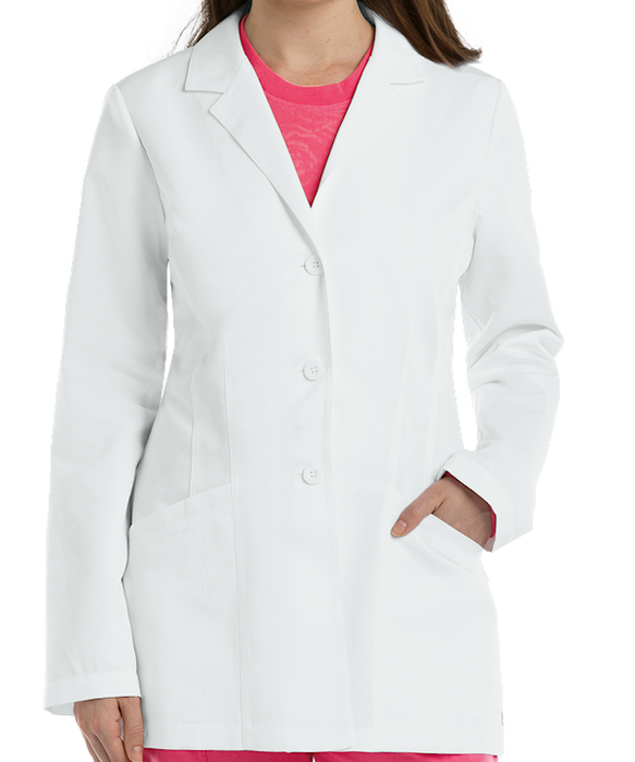 Grey's Anatomy Scrubs 4 Pocket Notch Collar Lab Coat