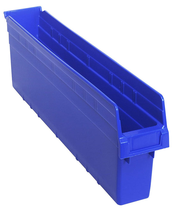 Quantum Store-Max Shelf Bins - Store-Max Bin, 23-5/8" x 4-3/8" x 8", Blue - QSB805BL