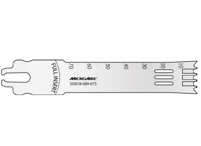 Microaire Surgical Oscillating Blades - BLADE, OSC, DULTOTH, SYS6, 18MMX100MMX1.27MM - SO618-127-100