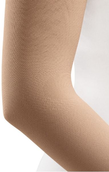 Medi USA Mediven Harmony Sleeves - Harmony Arm Sleeve, 20-30 mmHg of Compression, Silicone Top Band, Sand Color, Size V - 2Y01805