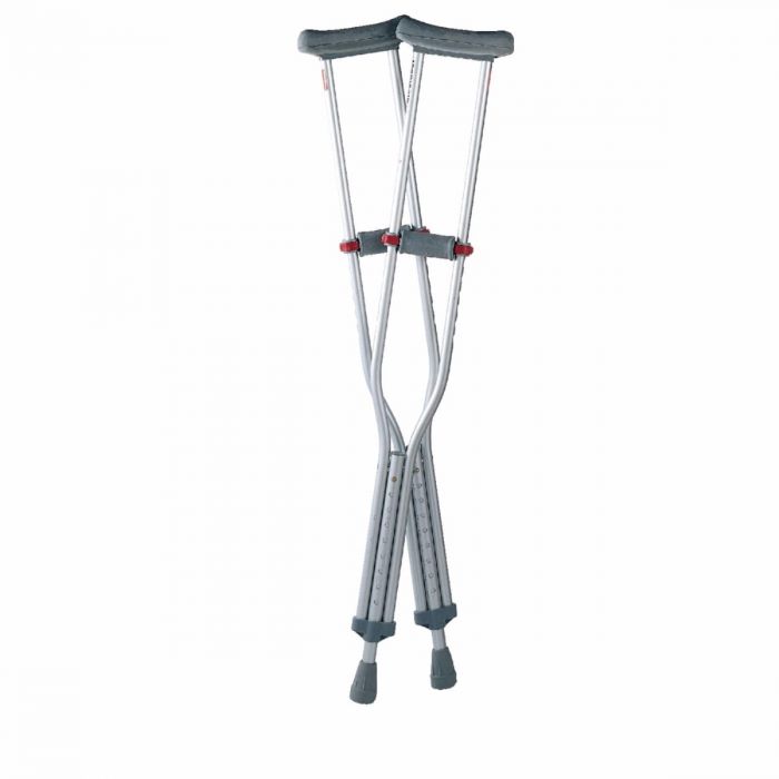 Guardian Push Button Adjustable Crutches