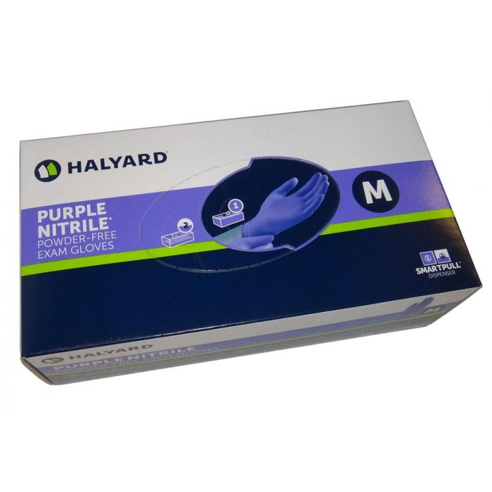 Haylard Halyard Powder-Free Purple Nitrile Exam Gloves (formerly Safeskin)