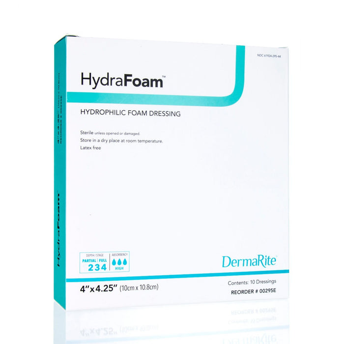 DermaRite HydraFoam Hydrophilic Foam Wound Dressing