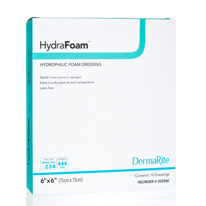 DermaRite HydraFoam Hydrophilic Foam Wound Dressing