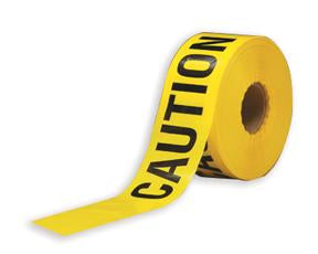 WAXIE Sanitary Supply Caution / Barrier Tape - Caution Barrier Tape, 3" x 1, 000' - 791470