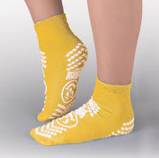 ASP Medical Patient Footwear - SOCK, SLIPPER, 2XL, YELLOW - LPT160DYL