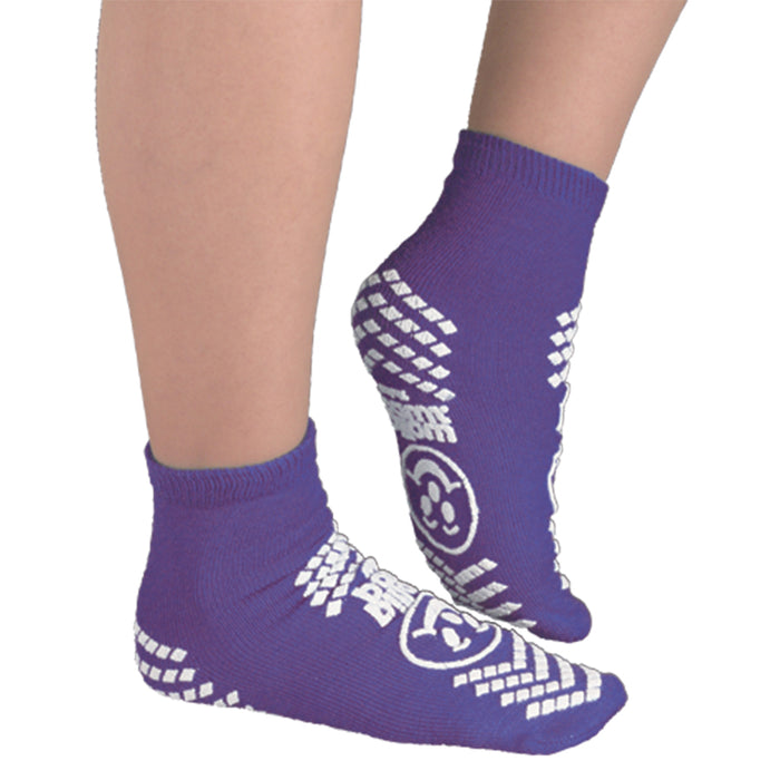 ASP Medical Patient Footwear - SOCK, SLIPPER, ADULT, SMALL, PURPLE - LPT125DPP