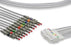 Cables & Sensors EKG Leadwires - LEADWIRE, EKG, MARQ, 10 LEADS, BANANA - LQB10-LB0