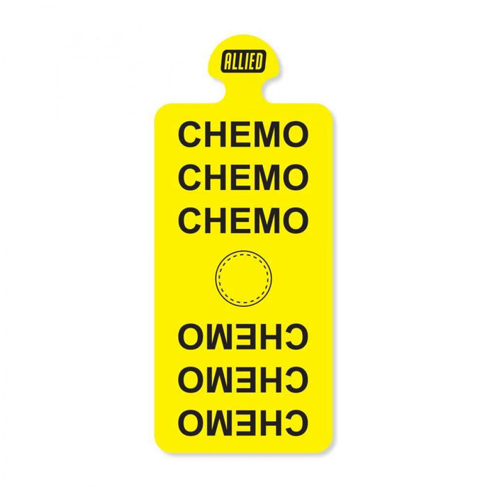 Iv Bag Port Seal With Chemo Printing Dimensions: 1.25" X 2.95" Quantity: 1000/Roll