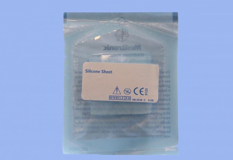 Medtronic Silicone Sheeting - Silicone Sheeting Surgical Mesh, 1.02 mm, 5 cm x 5 cm - 1532520