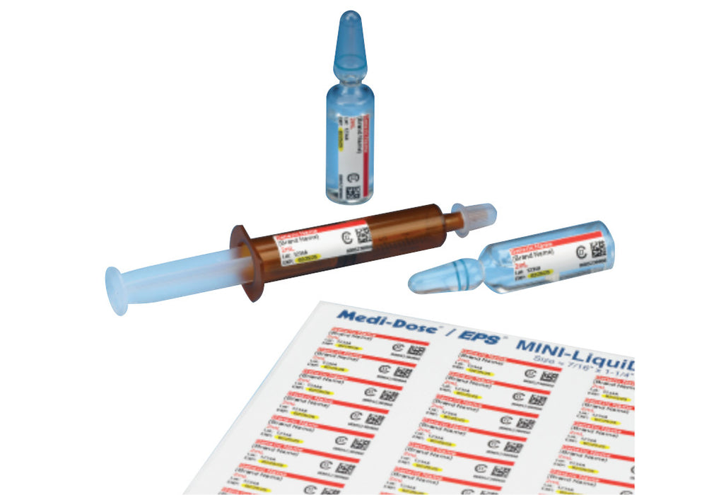 EPS Inc LiquiDose Labels - Mini LiquiDose Barcode Labels, 10, 000-Count - LD1100